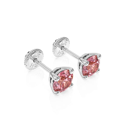 October Birthstone, 4mm Swarovski Crystal Stud Earrings1