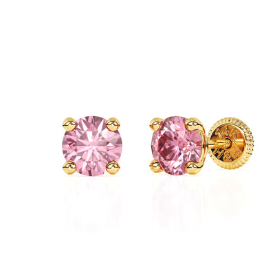 October Birthstone, 4mm Swarovski Crystal Stud Earrings4