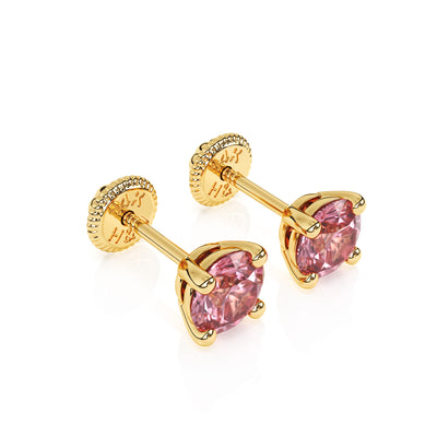 October Birthstone, 4mm Swarovski Crystal Stud Earrings1