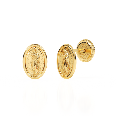 Our Lady of Guadalupe Stud Earrings5