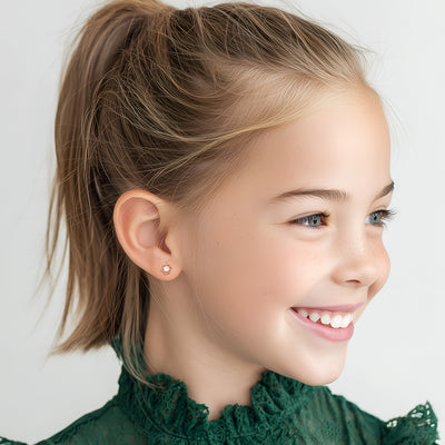 Petals and Pearls, AAA-Pearl Stud Earrings3