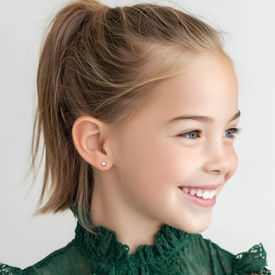Petals and Pearls, AAA-Pearl Stud Earrings3