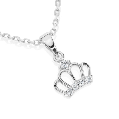 Petite Princess Tiara Charm Necklace5