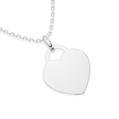 Petite Heart Engravable Necklace5