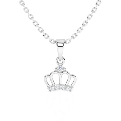 Petite Princess Tiara Charm Necklace3
