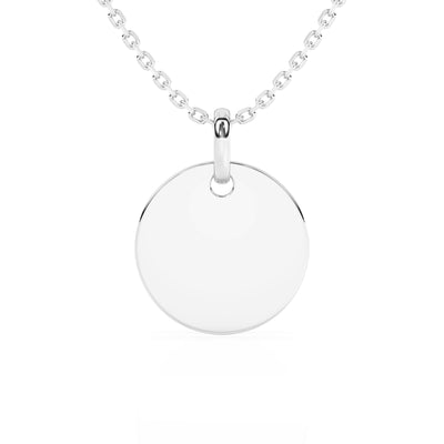 Petite Round Engravable Necklace1