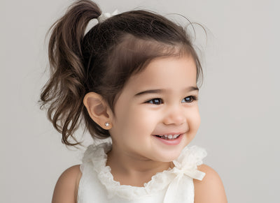 Ruffled Petals and Pearls, AAA-Pearl Stud Earrings3