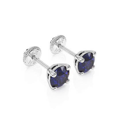 September Birthstone, 4mm Swarovski Crystal Stud Earrings1