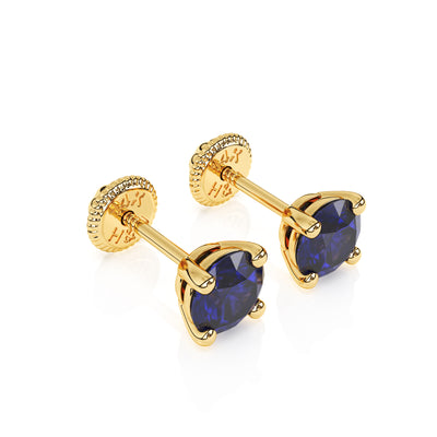 September Birthstone, 4mm Swarovski Crystal Stud Earrings1
