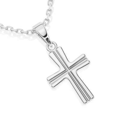 Shining Light Cross Charm Necklace5