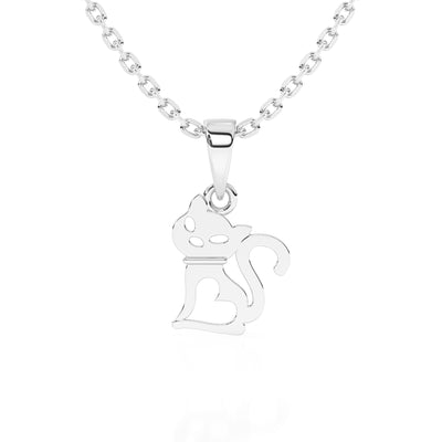 Sweetheart Kitty Charm Necklace1