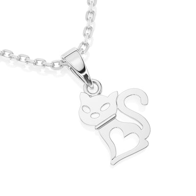 Sweetheart Kitty Charm Necklace5