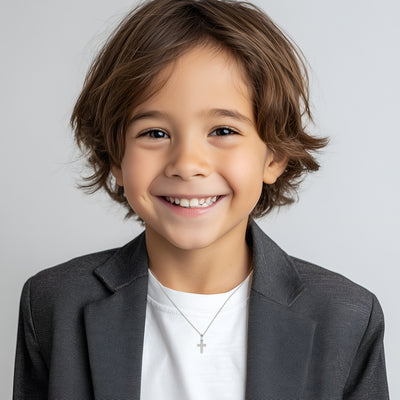 Timeless Light – Children’s Cross Necklace3