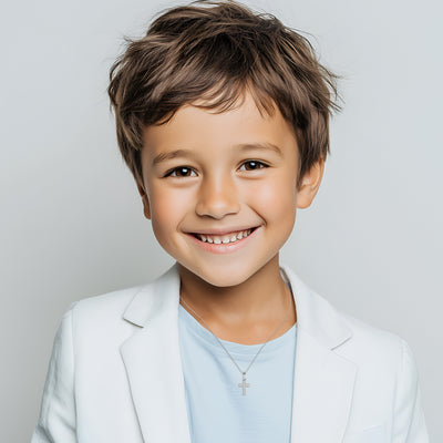 Timeless Light – Children’s Cross Necklace6