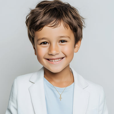 Timeless Light – Children’s Cross Necklace3