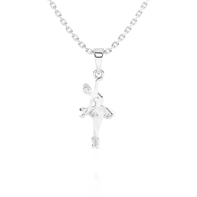 Tiny Dancer Ballerina Charm Necklace "Design Your Own"-Children's Necklace3