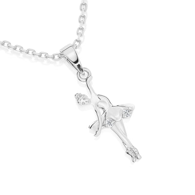 Tiny Dancer Ballerina Charm Necklace5