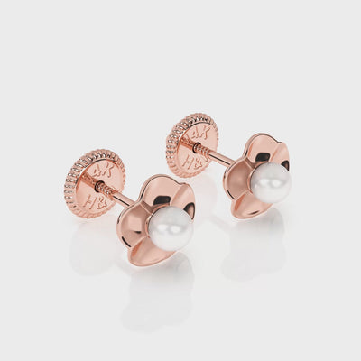 Pearl Stud Rose Gold Video